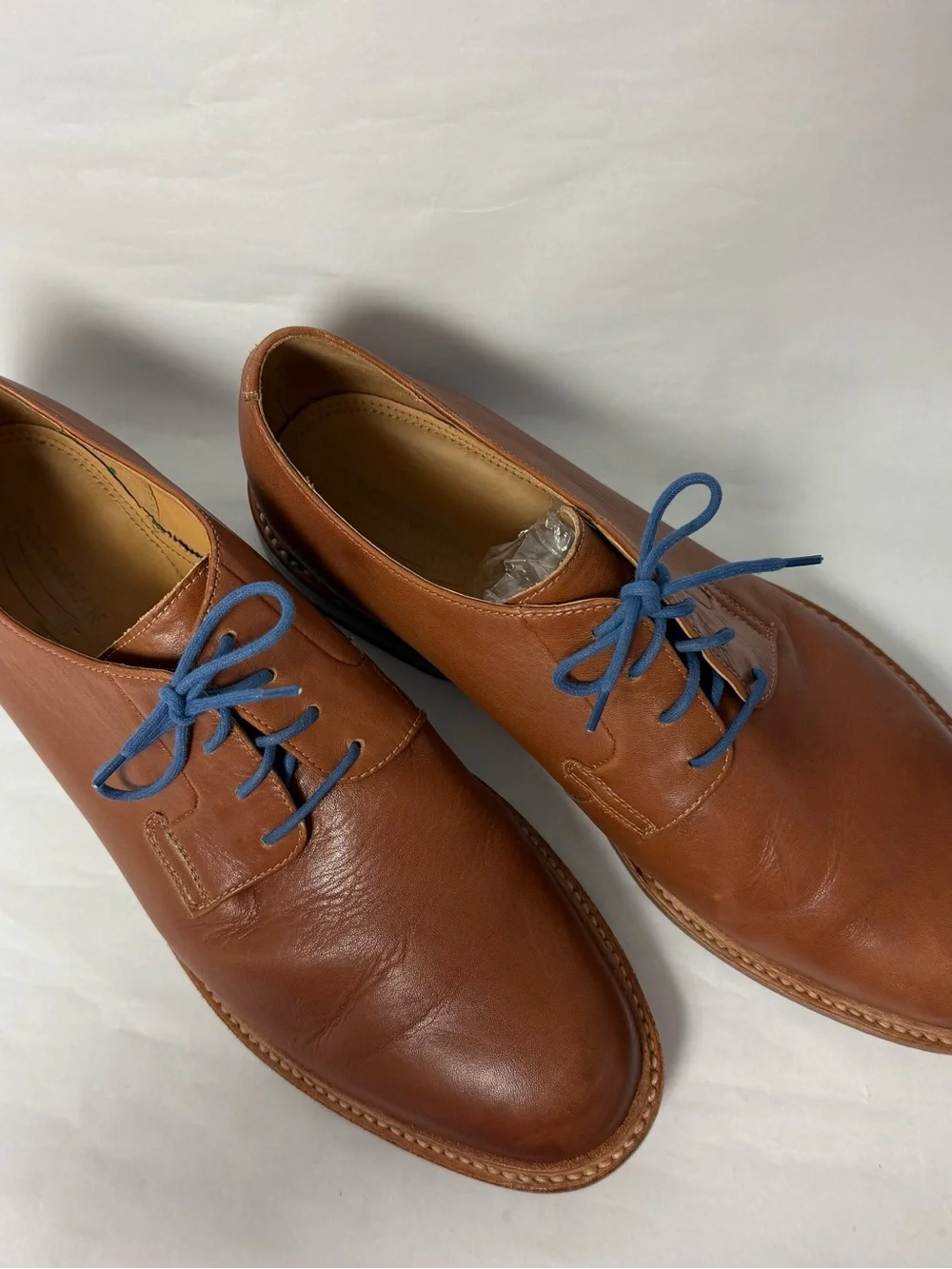 BOSTONIAN Men’s Brown Leather Derby Lace-Ups